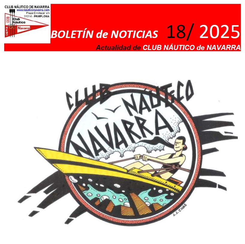 Bolet&iacute;n Noticias Club N&aacute;utico de Navarra 18/2025